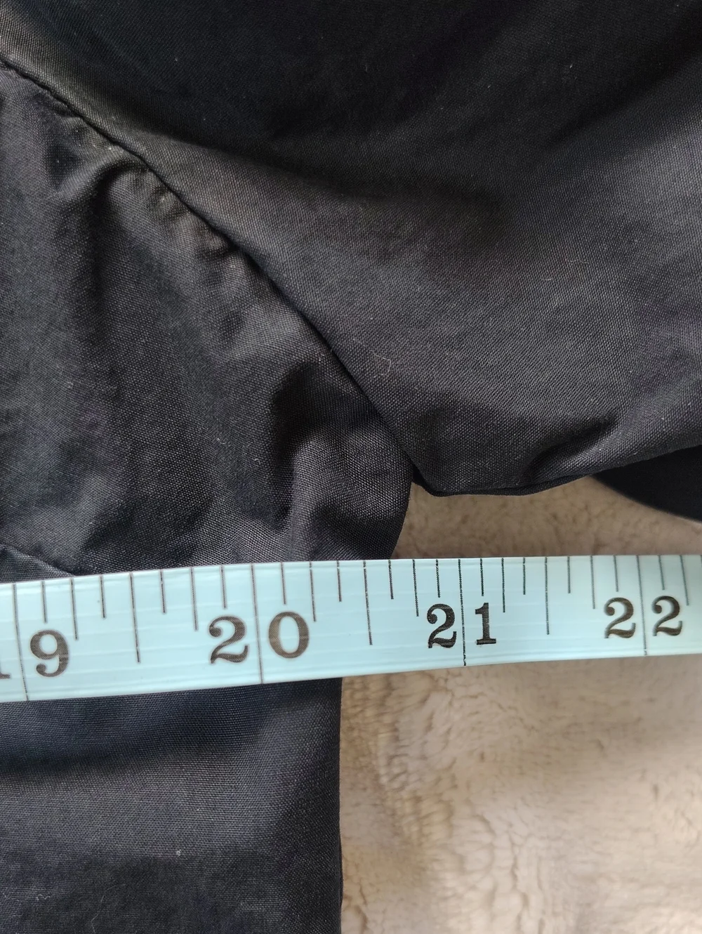 Abercrombie & Fitch Black Short Sleeve Tie Front 100% Cotton Top Size Large
